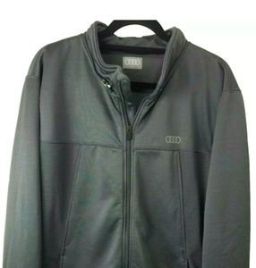Audi Men's Large Gray Jacket EUC